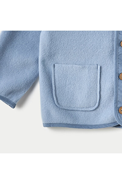 giggles Solid Shacket With Long Sleeves And Pocket