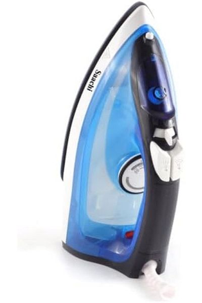 SAACHİ Saachi Steam Iron - Non-Stick Base - Adjustable Steam Control - Powerful Steam Burst - Spray for Tou