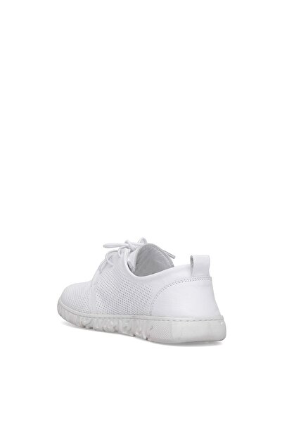 Mammamia D25Ya-85 Women's Genuine Leather Casual Shoes White