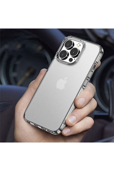 DOCOO Set husă și 2 folii pentru iPhone 13 Pro Docoo, silicon/sticlă securizată, transparentă, 6.1 inci