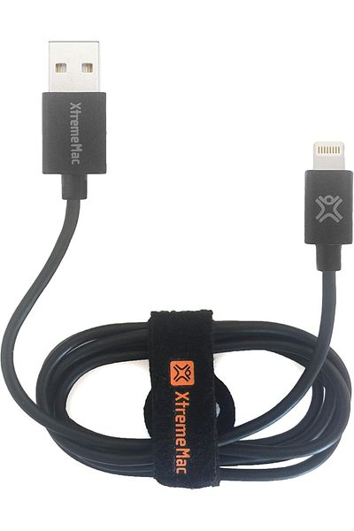 XtremeMac IPU-IHL2-13 2.4 A Travel Lightning Charger with 1 m Cable - Black
