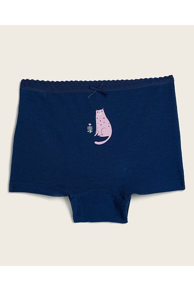 R&B Pack of 5 Unicorn Print Boyshorts