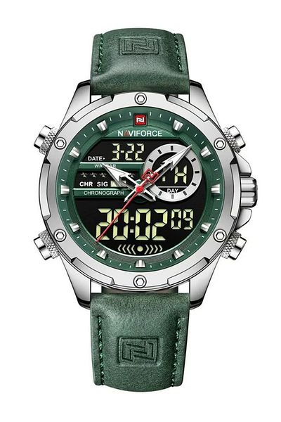 Naviforce Men's Water Resistant Analog/Digital Watch