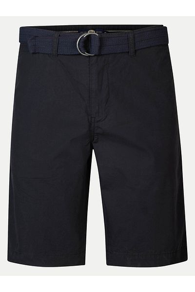 Petrol Industries Pantaloni scurți din material pentru bărbați M-1040-SHO501 Negri