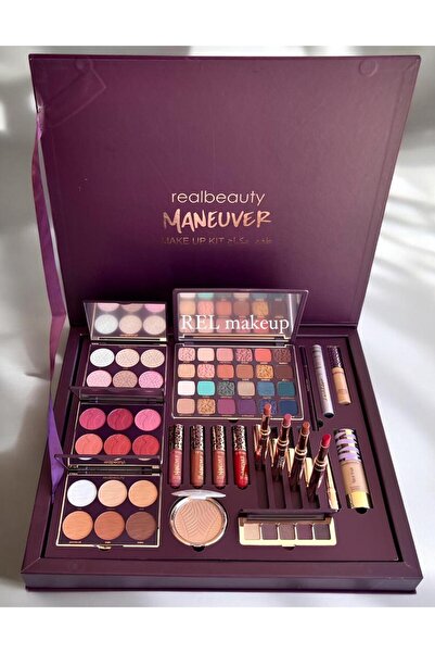 real beauty طقم مكياج بوكس فاخر مكون من 66لون وقطعة لإطلالة ساحرة
