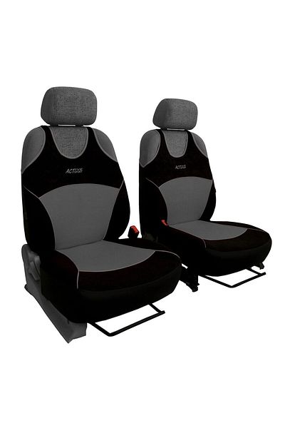 Pok-Ter Set Huse Scaune Fata Pok-Ter Activ Sport, Tip Maieu, Material Textil, 2 piese