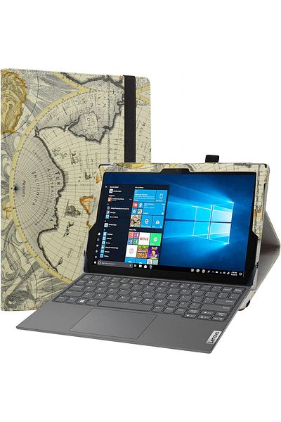 Labanem Protective case for Lenovo IdeaPad Duet 3i Labanem, PU leather/microfiber, multicolor, 10.3 inches