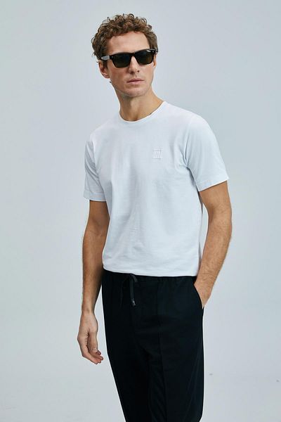 Lufian Tricou Pablo pentru bărbați alb (111020265)