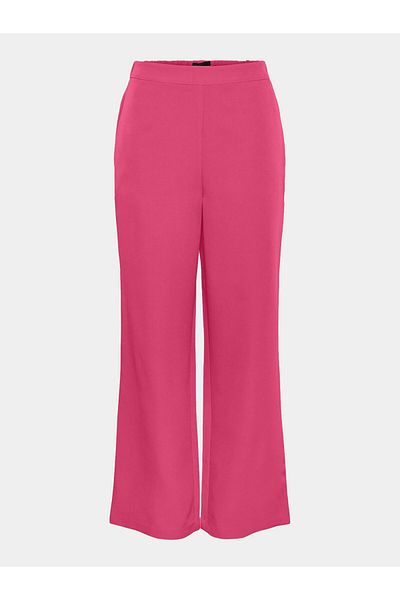 PIECES Women's fabric trousers 17140744 Pink