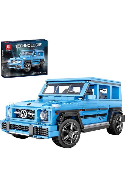 REOBRIX 1/12 Luxury Suv Mercedes-G-Class, Technical Block Building Kit (1204 Parts)