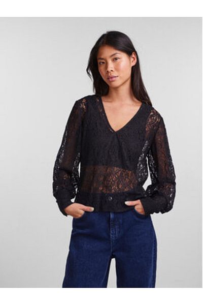 PIECES Women Blouse 17135411 Black