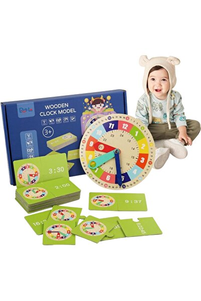 OEM Ceas Didactic pentru Copii, Ceas Educational pentru Invatarea Timpului, J...