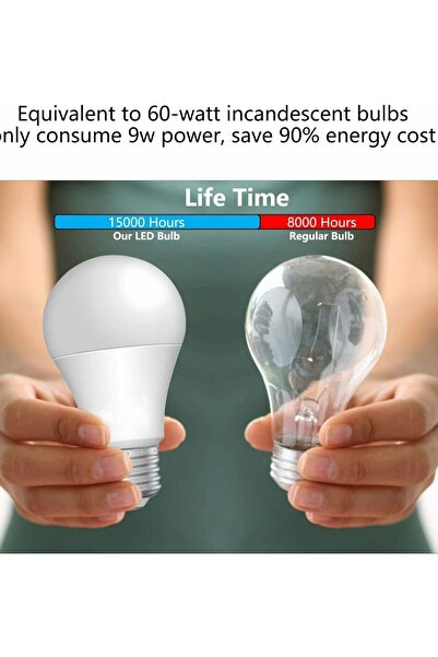 Generic 10 lamp per box 12W LED Light Bulb, 6500K Daylight (White), Non-dimmable, E27 Base, one year warrant