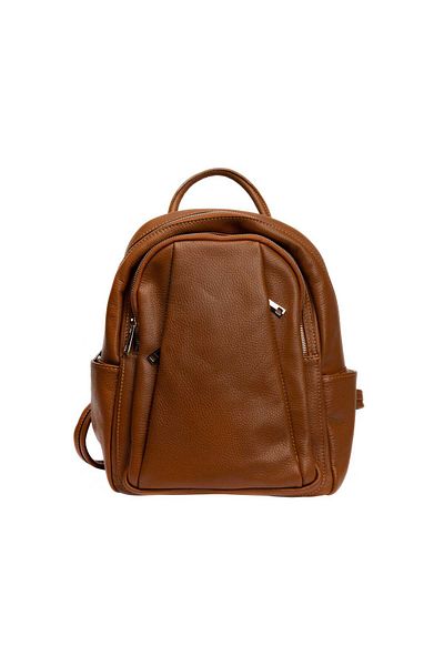 Toro Nero Rucsac de damă din piele naturală maro Ariana