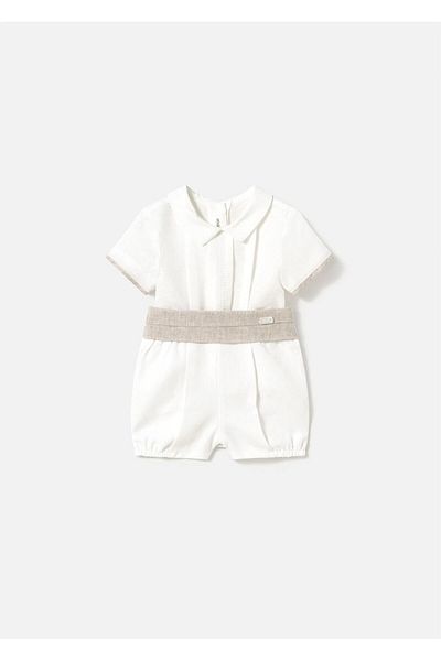 MAYORAL Baby Shirt Shorts Set White 1214