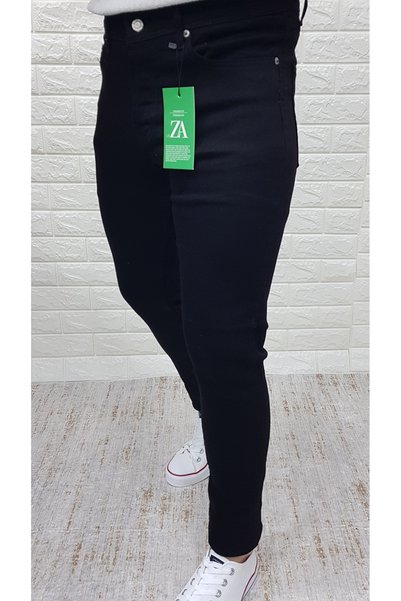Ceza Denim Men's Skinny Fit Lycra Black Trousers