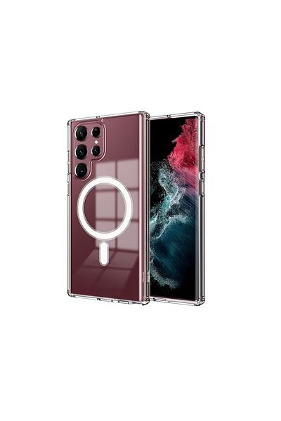 NO BRAND حافظة ماج سيف فائقة الوضوح S22