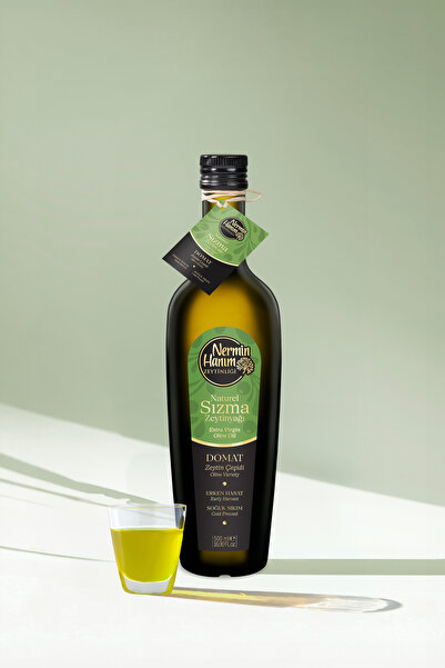 Nermin Hanım Zeytinliği Domat - Erken Hasat Soğuk Sıkım Zeytinyağı (500ml)