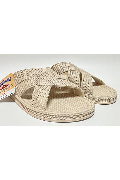 GEZER Non-Slip Flexible Plastic Pool Beach Dorm School Basin Bathroom Reverse Balcony Home Business and Street Slippers