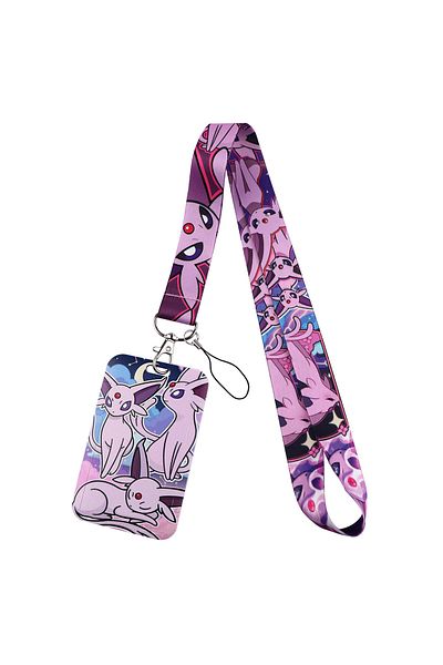 Miniso 8 Elf Anime Lanyard For Keychain ID Card Cover Passport Student Cellphone USB Badge Holder Key Ring.
