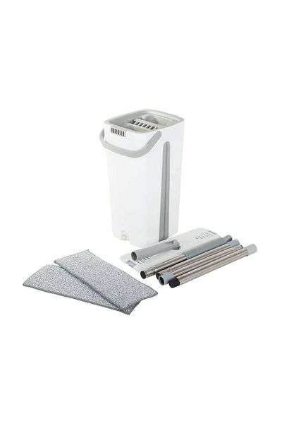 varioshop VarioShop® mop and bucket cleaning set, 5.7 liter capacity, includes 2 microfiber refills