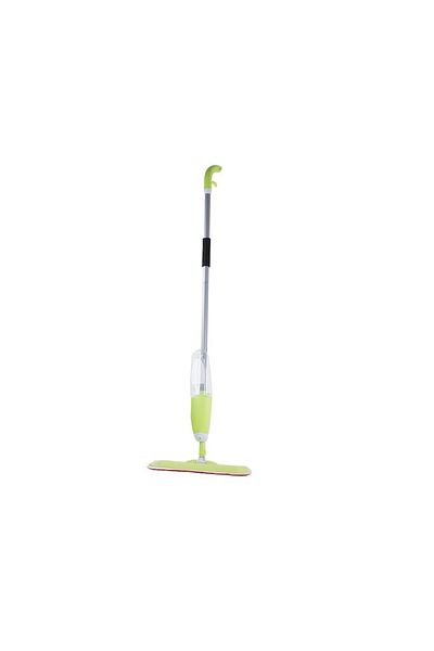 varioshop VarioShop® Flat Mop with Sprayer and Tank, Microfiber Cloth, Suitable for All Types