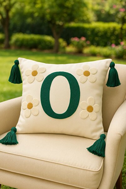 SAYMİNE لكمة رمي وسادة حقيبتي حرف نموذج O