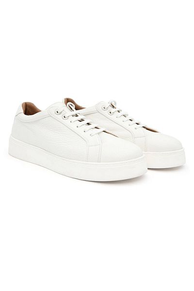 Hemington Handmade White Leather Sneaker