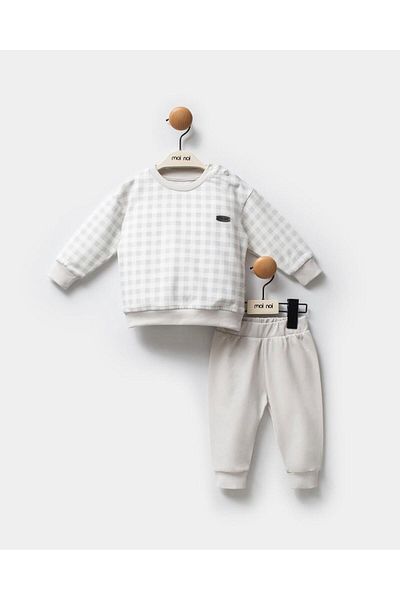 Moi Noi Little Emu Plaid 2 Piece Set