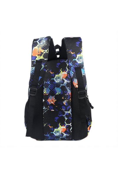 Mesco Ghiozdan scolar Mesco 44 cm , baieti, 4 compartimente si penar