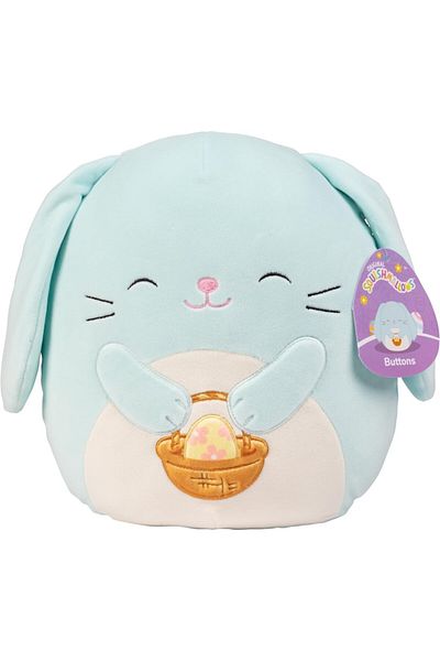 Squishmallows Jucărie de pluș de Paște - Iepurașul Buttons, 19 cm