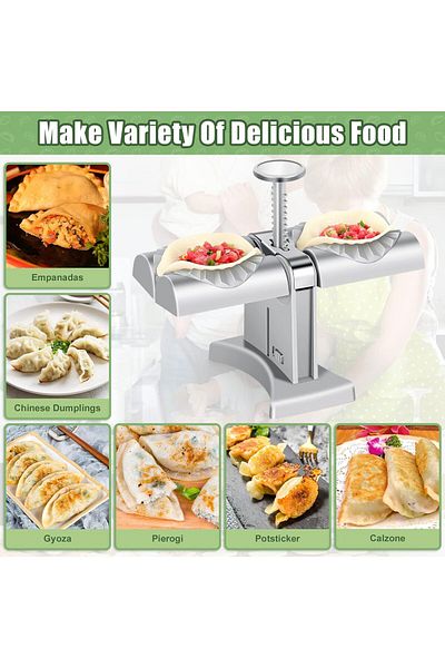 zola Double ravioli mold, UBX®, ABS, 20x17x12 cm, silver