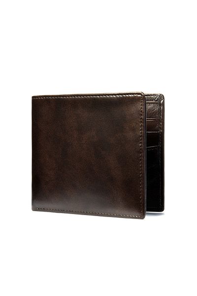 Busy Lady&Gentleman Men's wallet NoScan Bruiage, genuine leather, anti-scanning RFID cards, ID card compartment