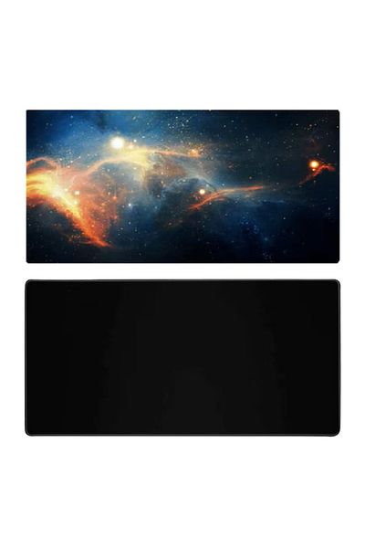 varioshop VarioShop® Large Rubber Mousepad, For Gaming, Office, Non-Slip, Water Resistant, C