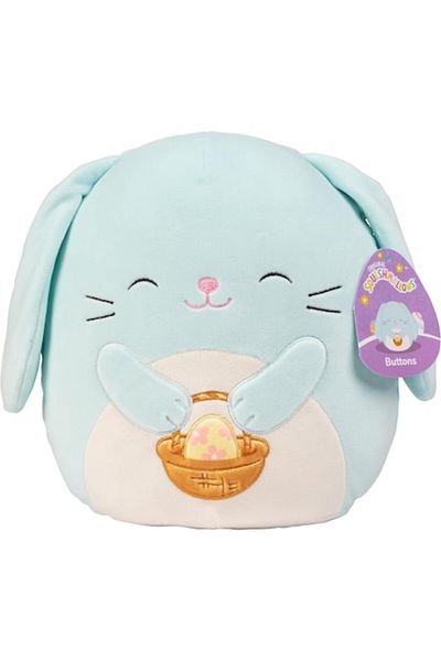 Squishmallows Jucărie de pluș de Paște - Iepurașul Buttons, 19 cm