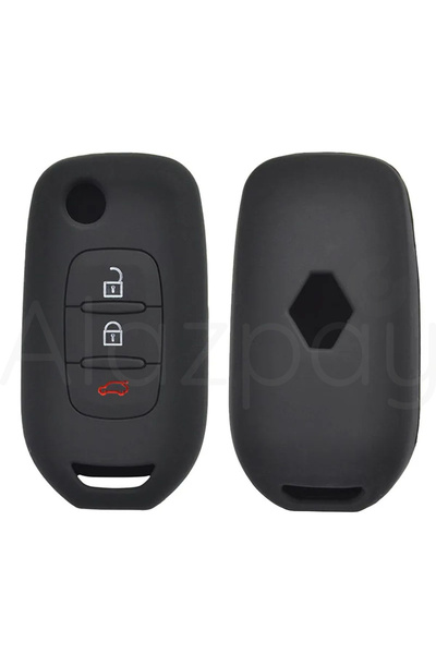 Alazpay غطاء حافظة مفاتيح من السيليكون لرينو ميجان 4 كليو 5 كادجار كابتور كول...