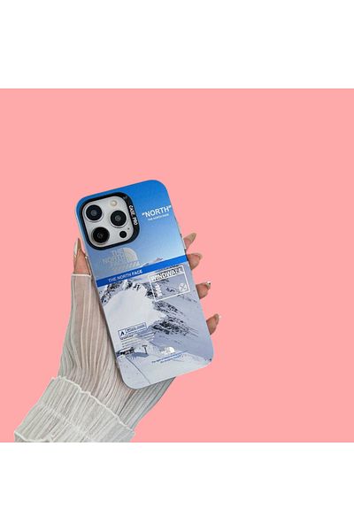 THE NORTH FACE The North Face case, compatible with Iphone 14 PRO MAX, MOUNTAIN