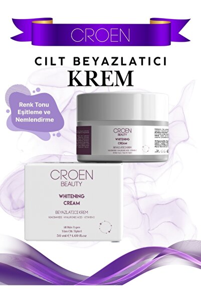 Croen Beauty Cilt Beyazlatıcı Krem | Cilt Tonu Eşitleyici & Aydınlatıcı Bakım...