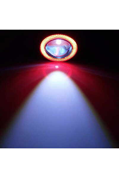 Choice5 قطعتان من مصابيح أمامية LED 12 فولت على شكل عين الملاك للسيارات، مصاب...