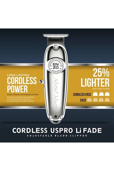 ENZO EN-1920 Cordless Hair Clippers with LCD Display - Intl Version