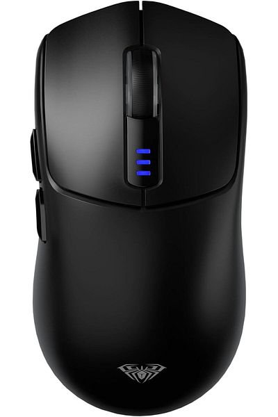 Aula Wireless Gaming Mouse SC580, 2.4GHz/USB Type-C/Bluetooth, DPI 12000, Programmable Buttons, Black