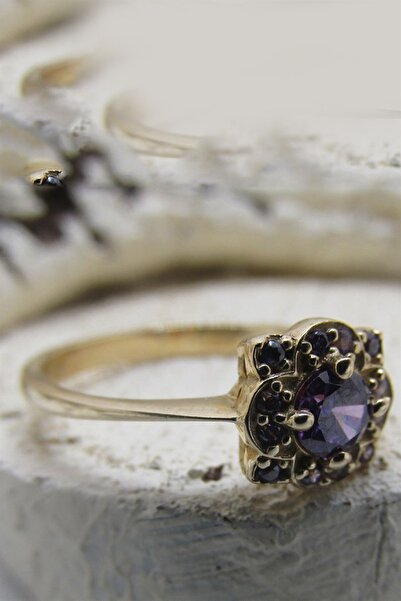 Cem Aykan Kuyumculuk AMETİS TAŞLI YÜZÜK - AK0673