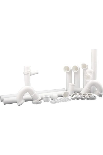 Mu Art Ahşap Mrt Complete Kitchen Drain Repair Kit, Suitable for Most Sinks Art 871301