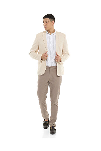 R&B Printed Shirt with Button-Down Collar and Long Sleeves