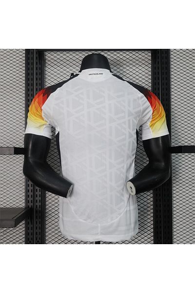 Lion Spor Επαγγελματική Εισαγόμενη Ποιότητα Slim fit Euro 2024 Γερμανία Εντός έδρας Έκδοση οπαδών οπαδών Τζέρσεϊ λευκό