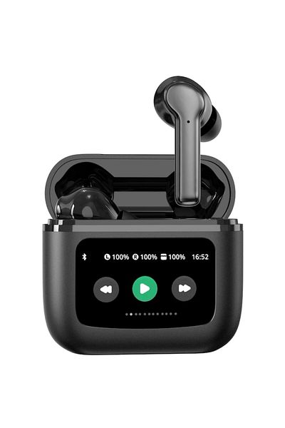 ideal STORE Wireless Headphones with Touch Screen idealSTORE NewXOne, Microphone, Deep Bass, Stereo Sound, ENC N