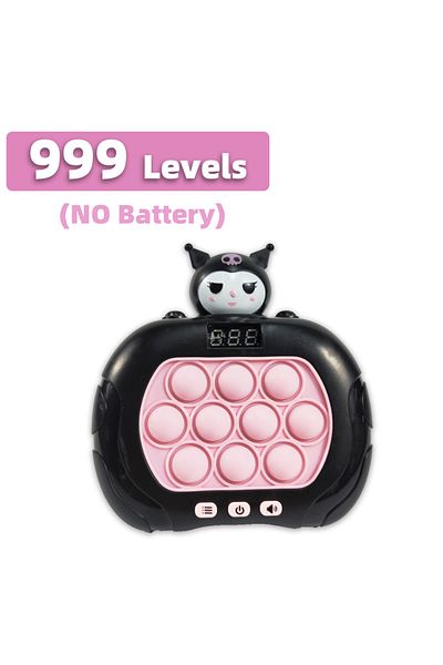 OEM Joc interactiv Pop-It Consola, antistres, cu sunete si lumini, afisaj si 999 level, forma Kuromi cu
