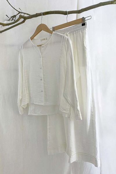 JOJOMIA New Line Women's Trousers Cream