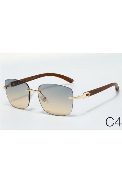 Escales Women's Rimless Sunglasses Es172