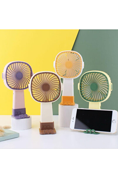 Everest Grup Premium Cep Boyu Sessiz Taşınabilir Mini Fan Usb Şarjlı Pervaneli Soğutucu Küçük El Vantilatörü